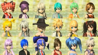 [60fps Full風 Compilation] Tengaku -ft Project DIVA PC Characters