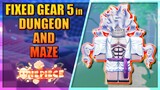 I love doing Dungeons and Maze Speedruns With Gear 5 - A One Piece Game