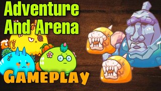 Axie Infinity Gameplay | Adventure and Arena Beginner Guide | Basic Tips (Tagalog)