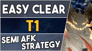 T1 | Semi-AFK Easy Strategy |【Arknights】