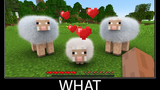 Minecraft รออะไร meme part 119 minecraft สมจริง Sheep Breeding