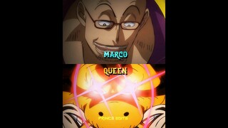 Marco vs Queen || One Piece || Who is stronger || #animeamv #anime #animeedit #onepiece #shorts #fyp
