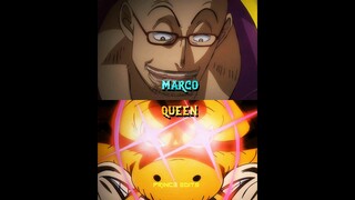 Marco vs Queen || One Piece || Who is stronger || #animeamv #anime #animeedit #onepiece #shorts #fyp