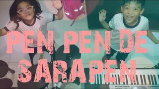 [PEN PEN DE SARAPEN] by FRANCO ADAPON (Piano) and PRINCESS ISON (Drum) || Play By Ear