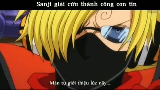 Sanji giải cứu thành công con tin #anime