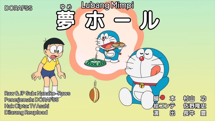 Doraemon 933 AB Sub Indo Terbaru: Lubang Mimpi & Tudung Kucing