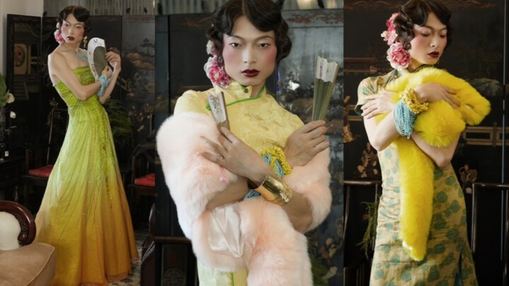 Borrowing a friend’s apartment to stage a retro runway show packed with dazzling little vixens