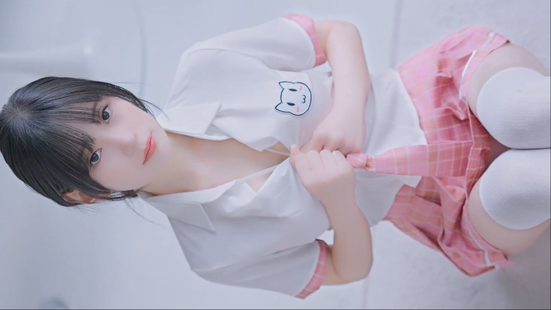 Asami 실사 Underwear Lookbook -Ep442 - BiliBili