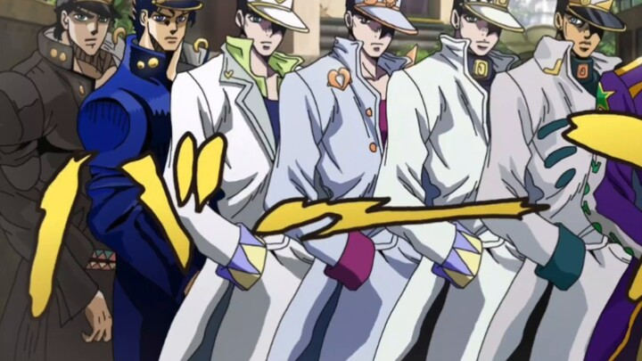 JOJO super bergerak Jotaro Kujo Platinum Star stand-in STAND Membuka kotak dan membagikan figur berg