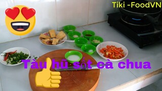 Các Món Ăn Ngon-Cách_làm đậu hũ_sốt cà chua_ngon_Tại Nhà #8