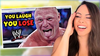 WWE Funniest Moments - YOU LAUGH YOU LOSE! #1 - REACTION