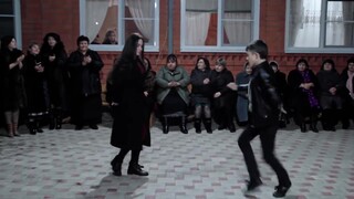 Shocked, the Chechen children are very skilled at dancing at a young age and are very happy dancing 