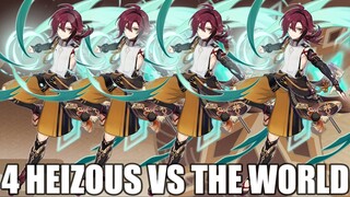 4 Heizous Vs The World