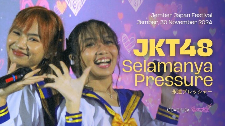 JKT48 - Selamanya Pressure (Cover by TSUYOSA) @Jember Japan Festival (Jember, 30 Nov 2024)