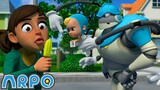 Arpo the Robot | The Ice Lolly Thief!! | Funny Cartoons for Kids | Arpo and Daniel