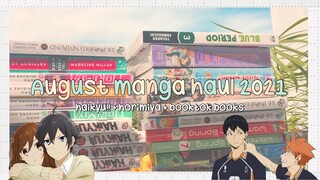 august manga haul 🌱 // haikyu!!, horimiya, booktok books 📦 Fullybooked, Tankobonbon, nukkuri ⭐