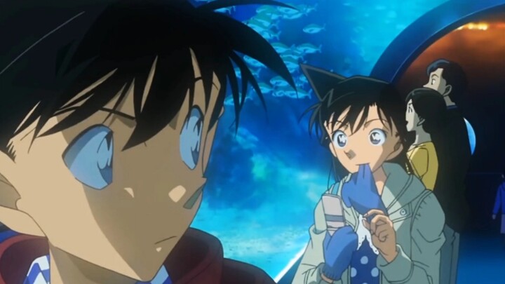 Shinichi really pays attention to Xiaolan all the time