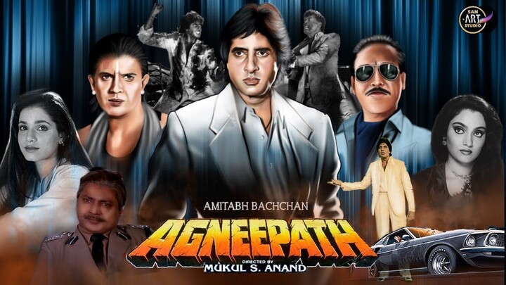 AGNEEPATH 1990 HD | Amitabh Bachchan | Mithun Chakraborty | Danny Denzongpa | Digital Art
