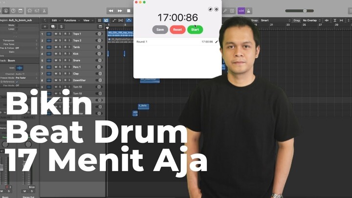 Bikin Beat Drum 17 Menit Aja #tutorial