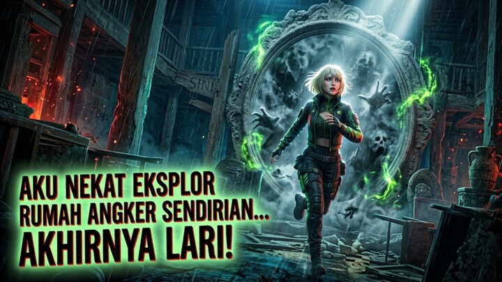 VIOLET NEKAT EKSPLOR RUMAH ANGKER SENDIRIAN… AKHIRNYA LARI!