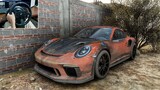 Rebuilding Porsche 911 GT3 RS 770HP - Forza Horizon 5 | Thrustmaster T300RS Gameplay.