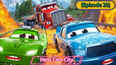 Hero Cars City (Episode 20) Undercover The Portal Volcano
