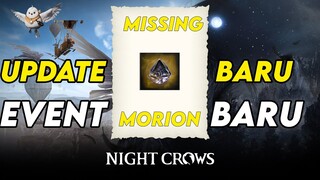 BANYAK UPDATE BARU TAPI , MARION TAK ADAAA ! ! ! - NIGHT CROWS NFT/P2E