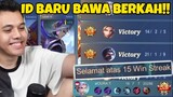 AKUN BARU Pembawa BERKAH!! Langsung WS 15 CUY!! - Mobile Legends