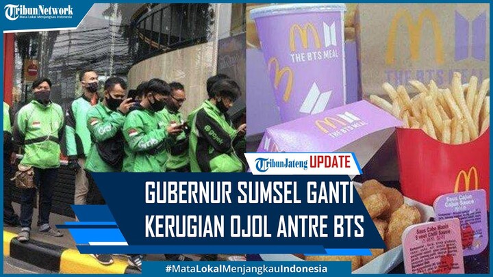 Gubernur Sumsel Ganti Kerugian Driver Ojol Antre BTS Meal McDonalds