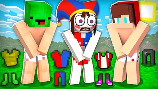 ALL the SECRETS of JJ and Mikey and POMNI in Minecraft Challenge - Maizen