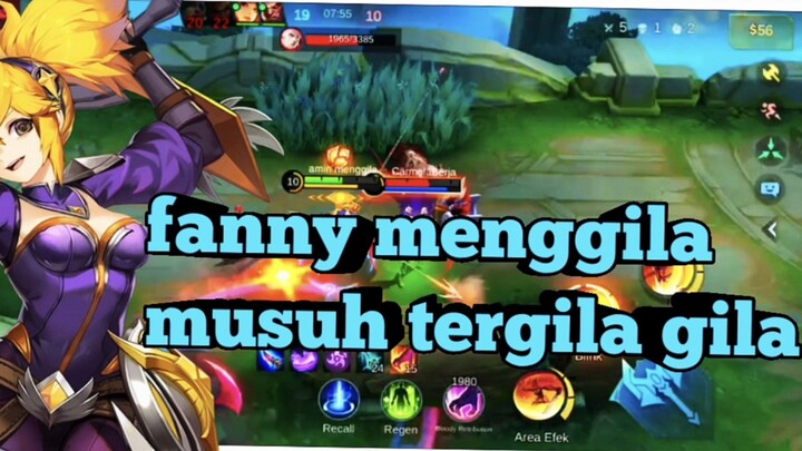 jungler fanny menggila