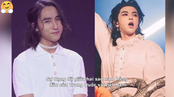 Sơn Tùng bị ca sĩ nổi tiếng hàng đầu xứ Trung nhái tạo hình #vbiz #showbiz