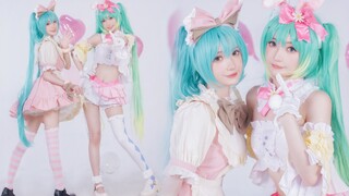 Kembar Hatsune Miku COS♡ Jika Kamu Bisa Memegang Tanganku