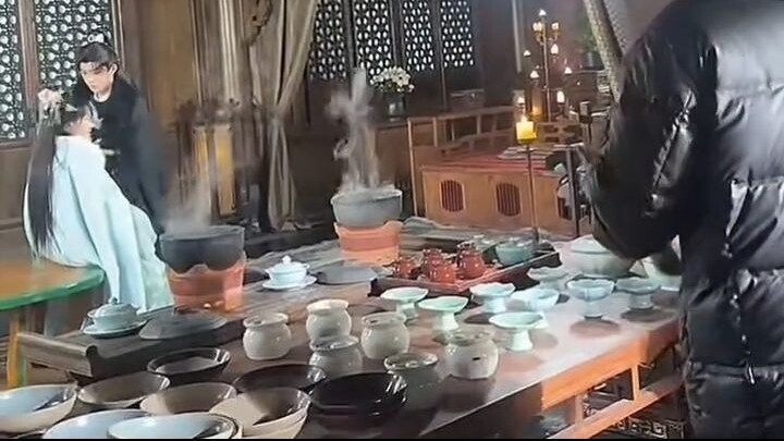 白昕怡朱一未 | 20260102 Live Streaming on Set New Drama