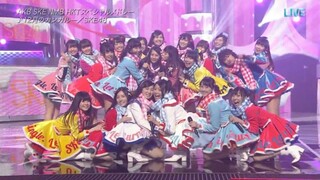 AKB48 x SKE48 x NMB48 x HKT48 Special Medley Perfomance - @NTV Best Artist