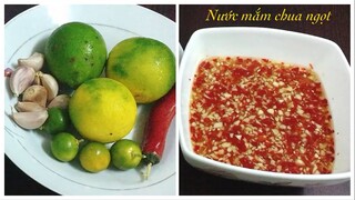 Bí quyết pha Nước Mắm Chua Ngọt không cần nấu nước đường, để cả tuần tỏi, ớt vẫn nổi!|Tra My Cooking