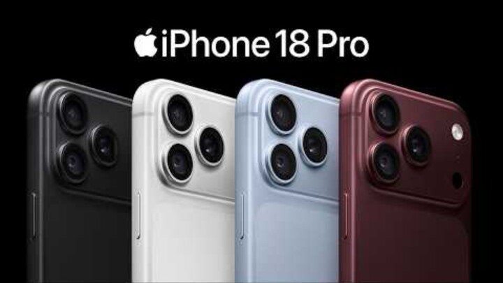 iPhone 18 Pro: The ultimate performance and camera of any iPhone, with exceptional battery life.