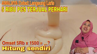 NGGAK NYANGKA!! MODAL COBA2 DARI 500 PCS SEKARANG 5000 PCS TERJUAL | IDE BISNIS MENJANJIKAN