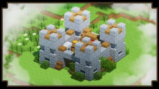 CARA MEMBUAT MINI CASTLE - MINECRAFT INDONESIA