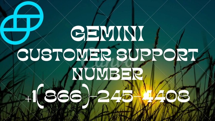 Gemini Customer Support Number +1866-245-4408 tollfree number
