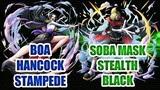 BOA HANCOCK STAMPEDE AND SOBA MASK STEALTH BLACK GAMEPLAY | ONE PIECE BOUNTY RUSH | OPBR