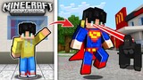 BAGONG REALISTIC SUPERMAN NILIGTAS ang UWU CITY sa Minecraft PE