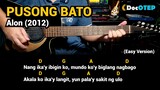 Pusong Bato - Alon (2012) Easy Guitar Chords Tutorial with Lyrics Part 1 REELS