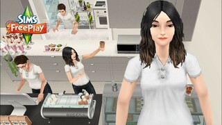 working at a cafe | sims freeplay