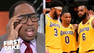 FIRST TAKE | Stephen A 'ridicules' dethrone LeBron James is the key for Lakers to trade AD-Westbrook