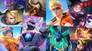 11 NEW SKIN - CLAUDE & FANNY LIFEGUARD, URANUS VIDEO GAME DOMINATOR, BADANG LEO, THAMUZ LIQUID FIRE