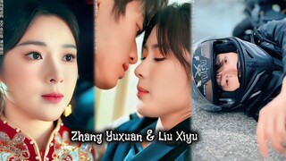 { Zhang Yuxuan & Liu Xiyu } " bunga mekar dan tinta merah "