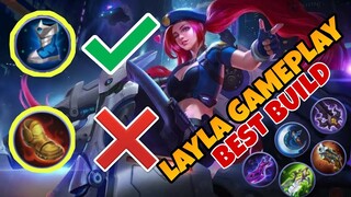 MLBB LAYLA BEST BUILD 2020 | LAYLA GAMEPLAY IN RANK | NEW META LAYLA