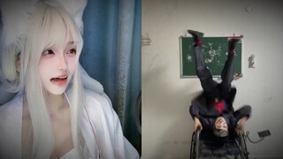 ฉันตื่นขึ้นมาและเห็นฮอว์คิงกำลังทำท่าตั้งมือ