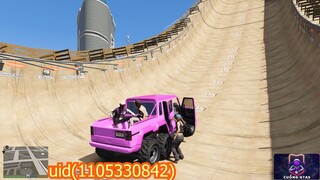 Xe người nhện vs Đường dốc lớn nhất trong GTA 5 (Người nhện nhảy, pha nguy hiểm)_2 #game #gta5